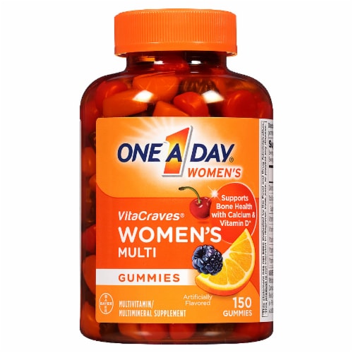 One A Day Women's VitaCraves Multivitamin Gummies Perspective: front