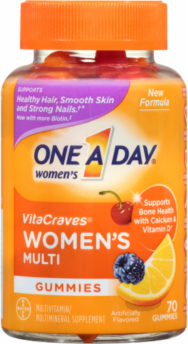One A Day Women's Vita Crave Gummies Perspective: front