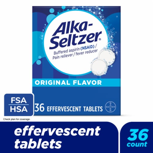 Alka-Seltzer® Original Effervescent Tablets Perspective: front