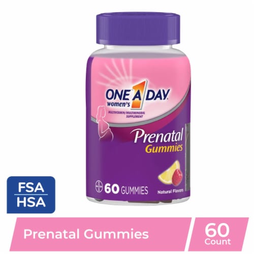 One A Day® Prenatal Multivitamin Gummies Perspective: front