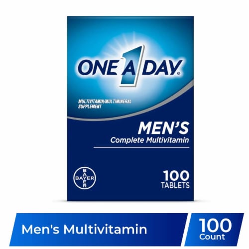 One A Day® Men's Complete Multivitamin Tablets Perspective: front