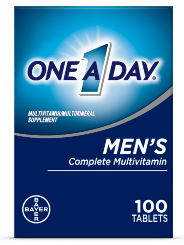 One A Day® Men's Complete Multivitamin Tablets Perspective: front