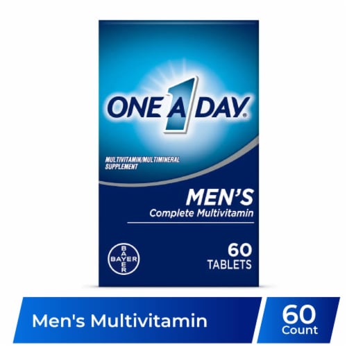 One A Day® Men's Complete Multivitamin Tablets Perspective: front
