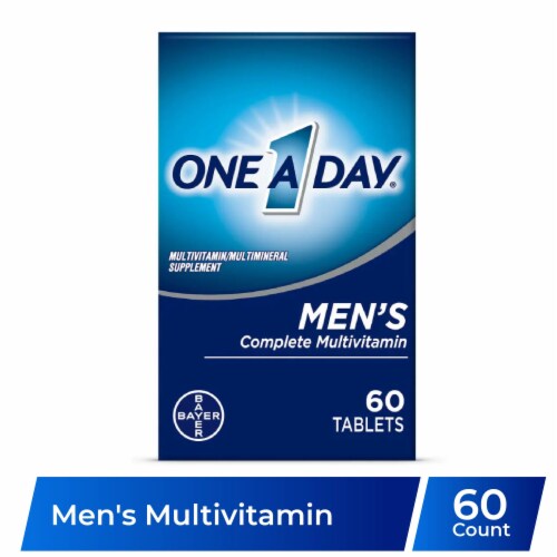 One A Day® Men's Complete Multivitamin Tablets Perspective: front
