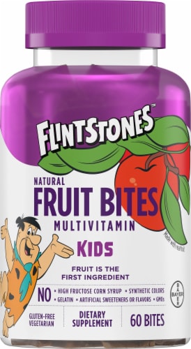 Flintstones Fruit Bites Kids Multivitamin Bites Perspective: front
