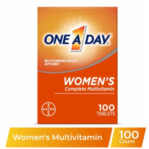 One A Day® Women's Complete Multivitamin Tablets Perspective: front