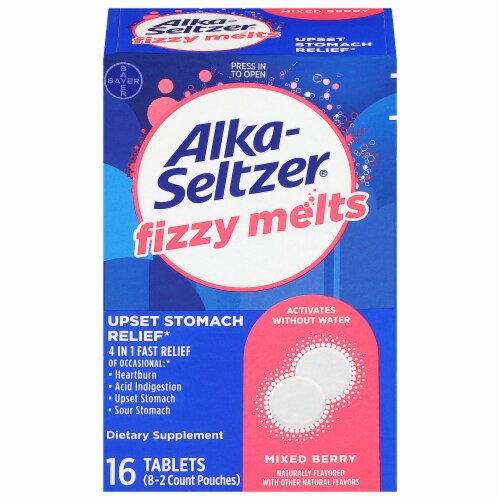 Alka-Seltzer® Fizzy Melts 16 ct. Perspective: front