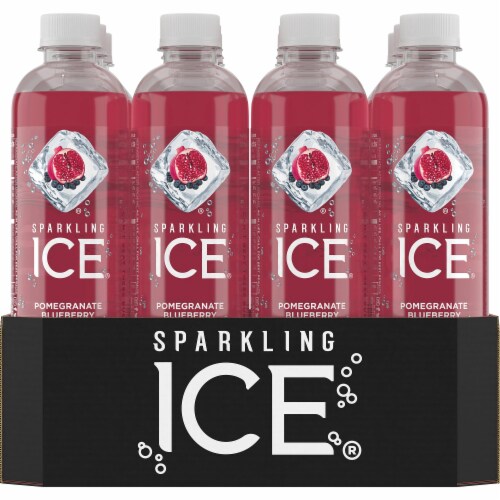 Sparkling Ice® Pomegranate Blueberry Sparkling Water Perspective: front