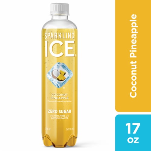 Sparkling Ice® Coconut Pineapple Flavored Sparkling Bottled Water Perspective: front