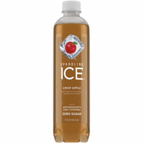 Sparkling Ice® Crisp Apple Flavored Sparkling Bottled Water Perspective: front