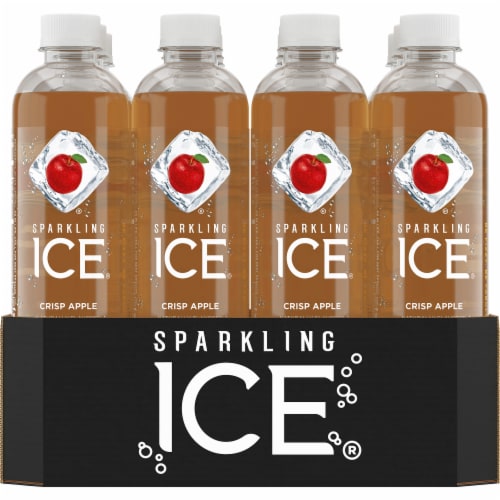 Sparkling Ice® Crisp Apple Sparkling Water Perspective: front