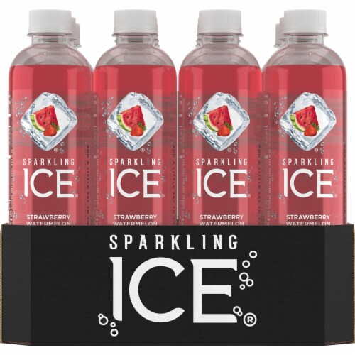 Sparkling Ice® Strawberry Watermelon Sparkling Water Perspective: front
