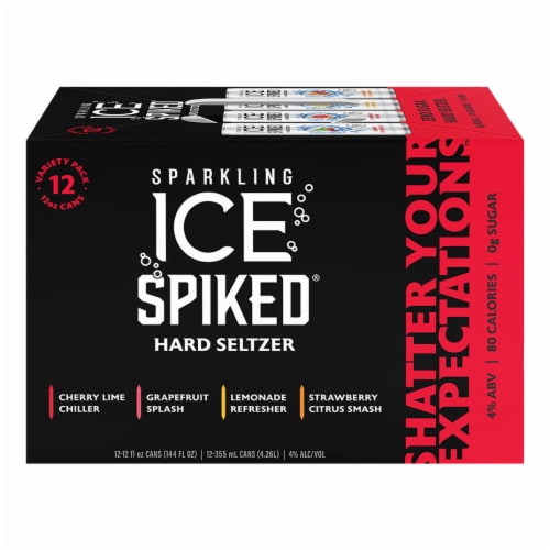 Sparkling Ice Seltzer Hard Seltzer Variety Pack Perspective: front