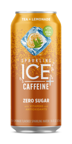 Sparkling Ice + Caffeine Tea + Lemonade Zero Sugar Can