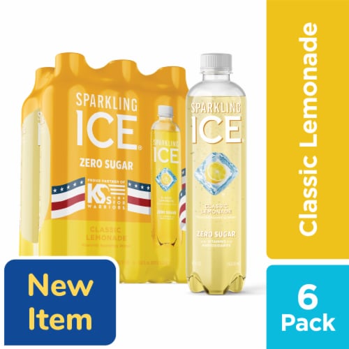 Sparkling Ice 6 Pack Zero Sugar Classic Lemonade, 6 ct / 17 Sparkling Ice 6 Pack Zero Sugar Classic Lemonade, 6 ct / 17