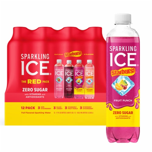 Sparkling Ice® Starburst Red Variety Pack Perspective: front