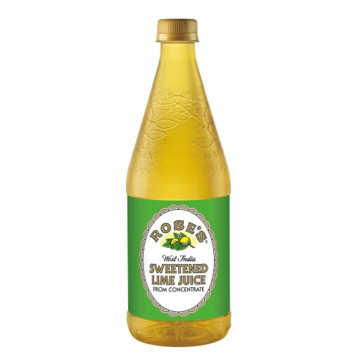 Rose's® Lime Juice Cordial Prepared Cocktail Perspective: front