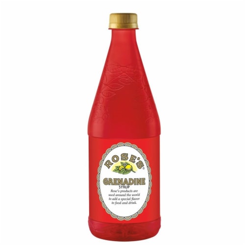 Roses Grenadine Syrup, 25 Fluid Ounce Pet Bottle -- 12 per case. Perspective: front