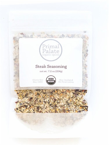 Primal Palate Organic Spices Steak Seasoning Perspective: front