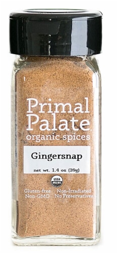 Primal Palate Organic Spices Gingersnap Perspective: front