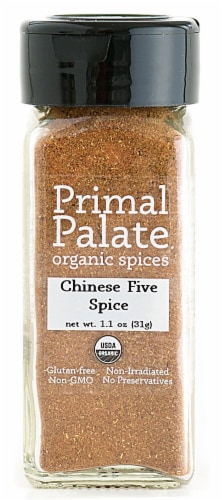 Primal Palate Organic Spices Chinese 5 Spice Perspective: front