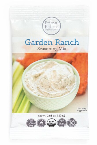 Primal Palate Organic Spices Ranch Seasoning Perspective: front