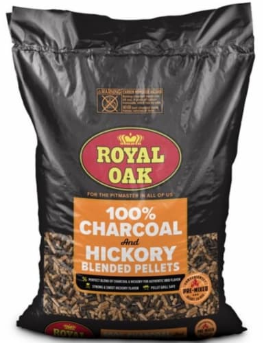 Royal Oak Charcoal Hickory Blended Pellets Perspective: front