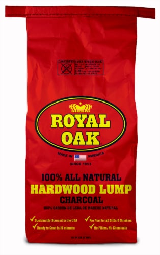 Royal Oak® 100% All Natural Charcoal - Hardwood Lump - 15.44 lb Perspective: front