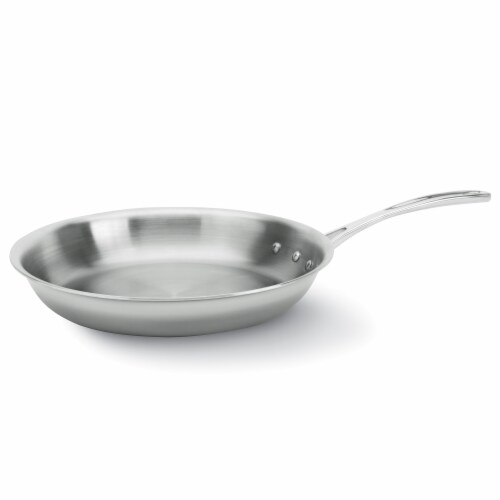 Calphalon Triply Brushed Stainless Steel 10 Inch Oven Safe Flat Omelette Fry  Pan, 1 Piece - Kroger