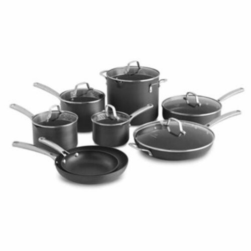 T-fal Comfort Nonstick Cookware Set - Black, 14 pc - Ralphs