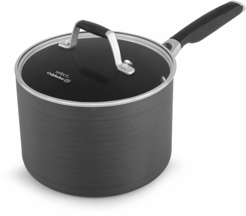 Select by Calphalon Hard-Anodized Nonstick Saucepan Perspective: front
