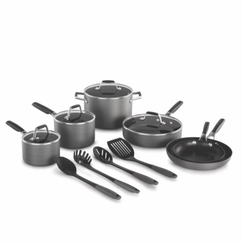 Calphalon 11pc Hard-Anodized Nonstick Dishwasher Safe Pots & Pans