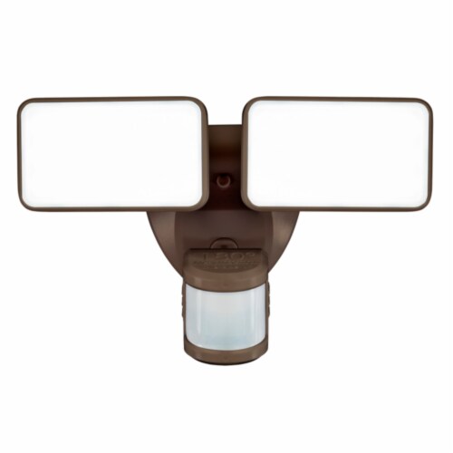 Heath Zenith MotionSensing Hardwired LED Bronze Security Light Total