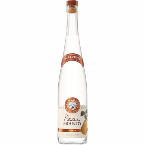Clear Creek Distillery Pear Brandy Perspective: front