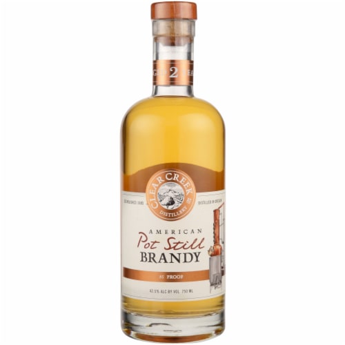 Clear Creek Distillery Pot Still Grape Brandy Perspective: front