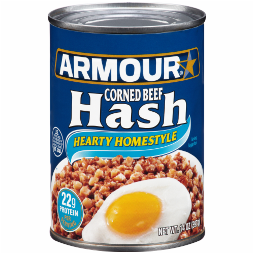 Armour Hearty Homestyle Corned Beef Hash Perspective: front