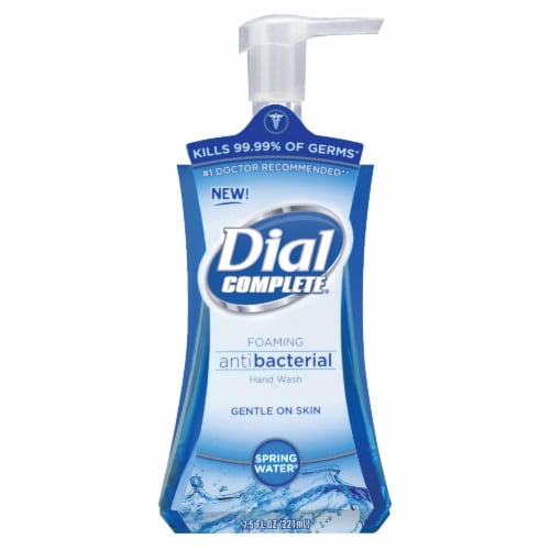 Dial® Antibacterial Defense™ Foaming Hand Wash Spring Water Scent Perspective: front
