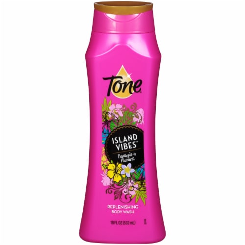 Tone® Island Vibes™ Pineapple & Plumeria Body Wash Perspective: front
