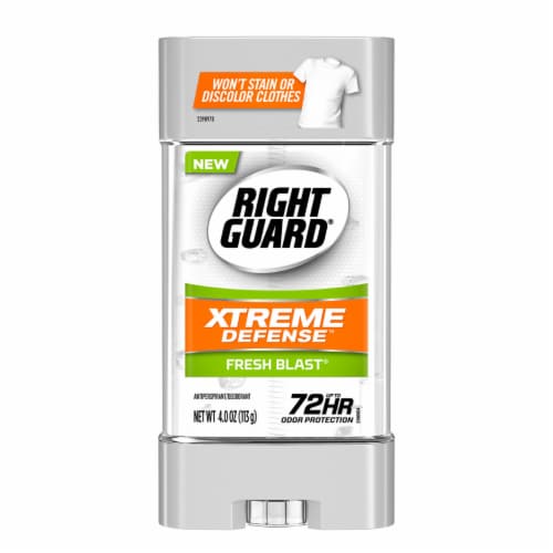Right Guard Xtreme Defense Fresh Blast Antiperspirant Perspective: front