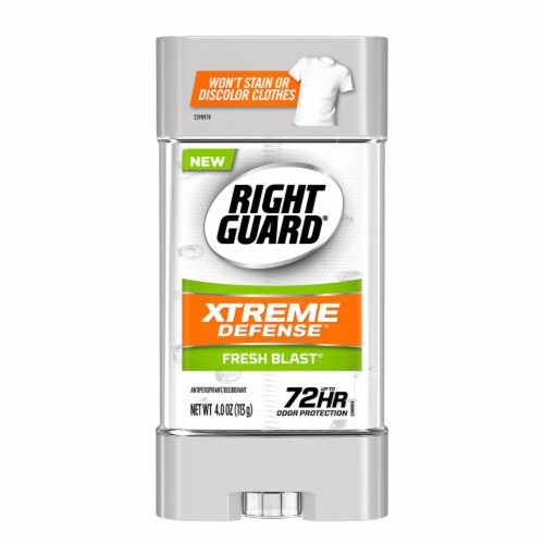 Right Guard Xtreme Defense Fresh Blast Antiperspirant Perspective: front