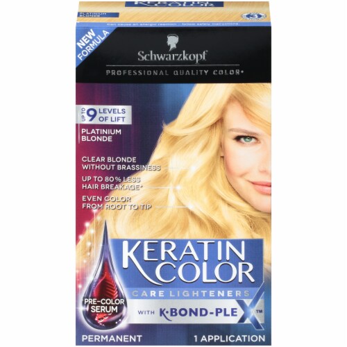 Schwarzkopf Keratin Color Platinum Blonde Hair Color, 1 ct - Smith’s ...