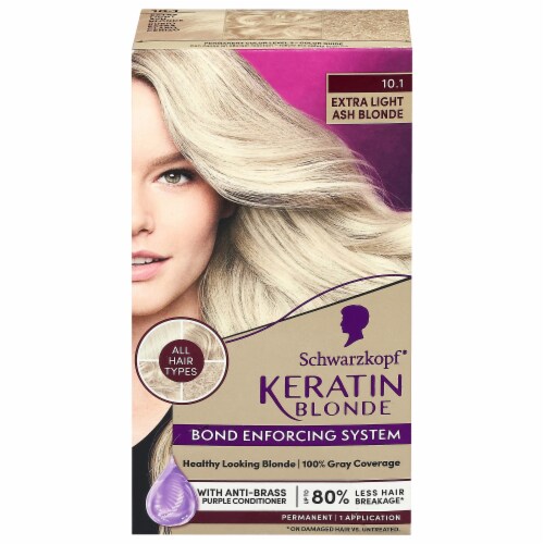 Keratin Color 10.1 Extra Light Ash Blonde Permanent Hair Color, 1 ct - Kroger