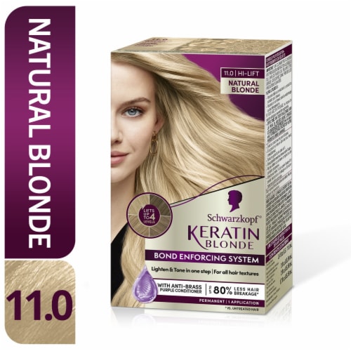 Schwarzkopf® Keratin Blonde Permanent Hair Color 11.0 Natural Blonde Perspective: front