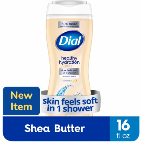 Dial® Healthy Hydration Body Wash - Shea Butter Perspective: front