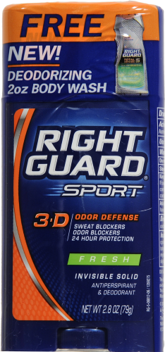 Right Guard Sport 3-D Fresh Deodorant Perspective: front