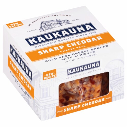 Kaukauna Sharp Cheddar Cheese Ball Perspective: front