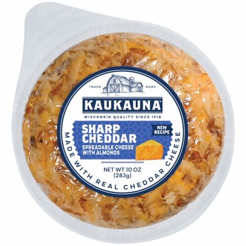 Kaukauna Sharp Cheddar Cheeseball Perspective: front