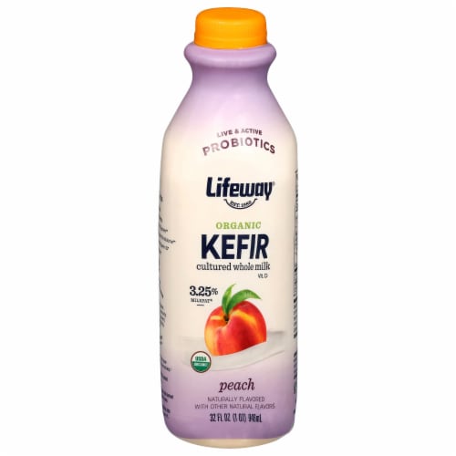 Lifeway® Organic Peach Kefir Cultured Whole Milk