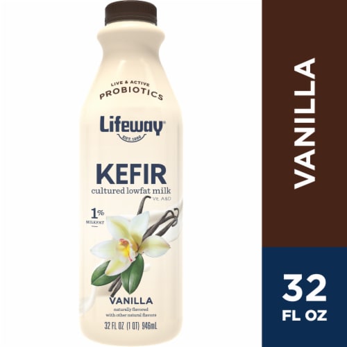 Lifeway® Vanilla Probiotic Low Fat Kefir Drink Perspective: front