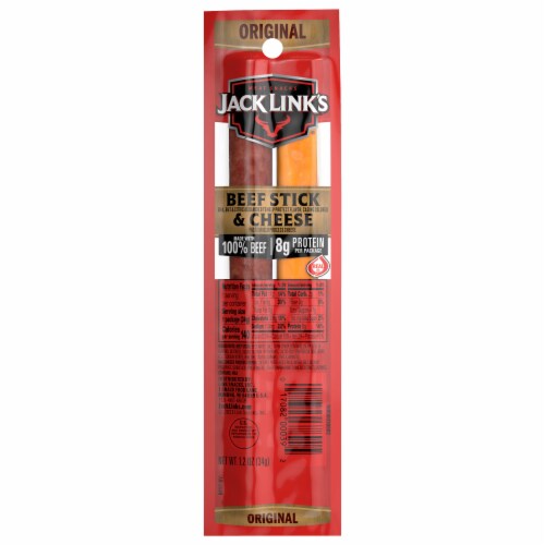 Jack Links® Original Beef & Cheese Combo Stick Perspective: front